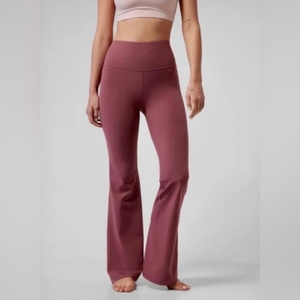 Athleta Elation Flare Pant warm Pink